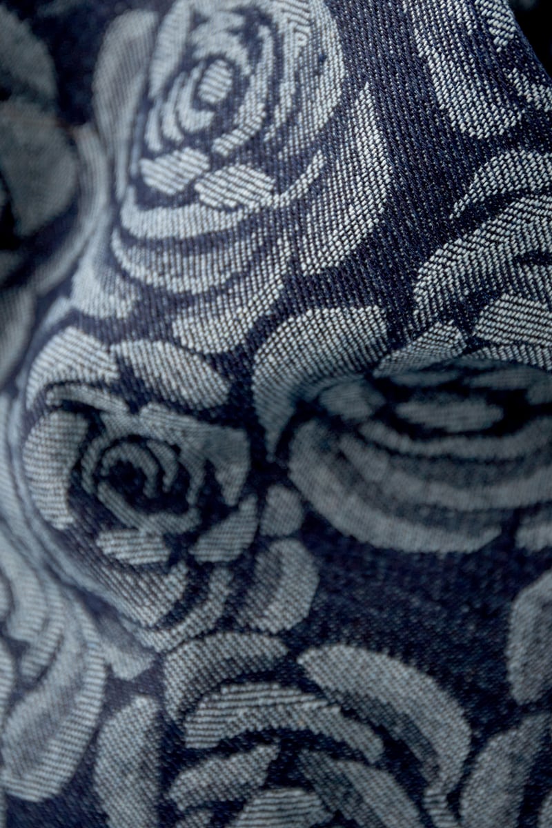 Flower fusion pants - light blue