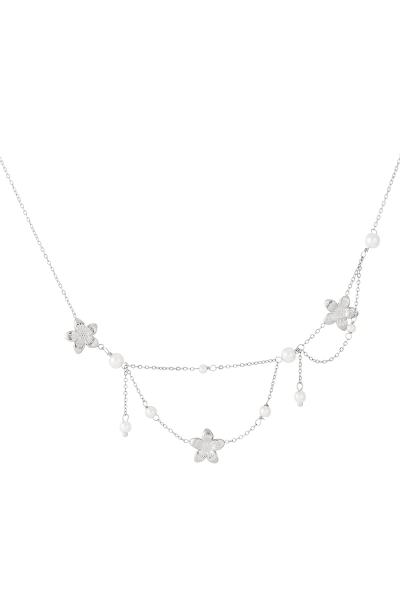 Double trouble flower Necklace