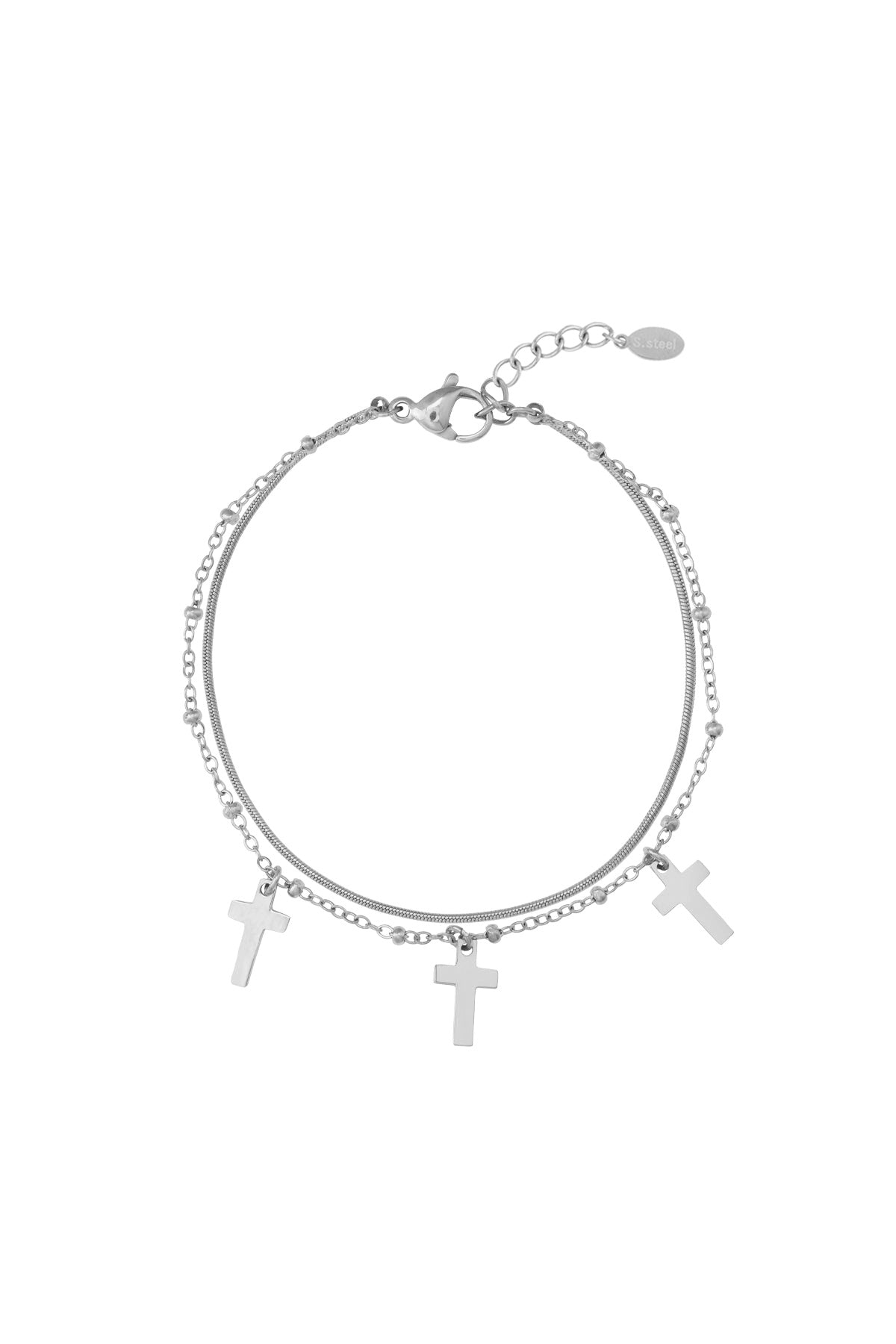 Cross Charm Bracelet