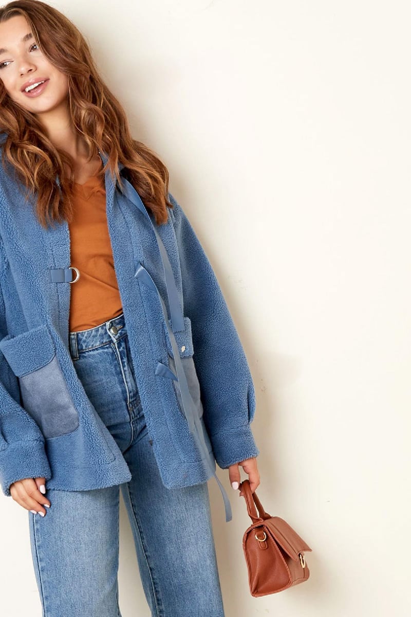 Teddy coat - Black S