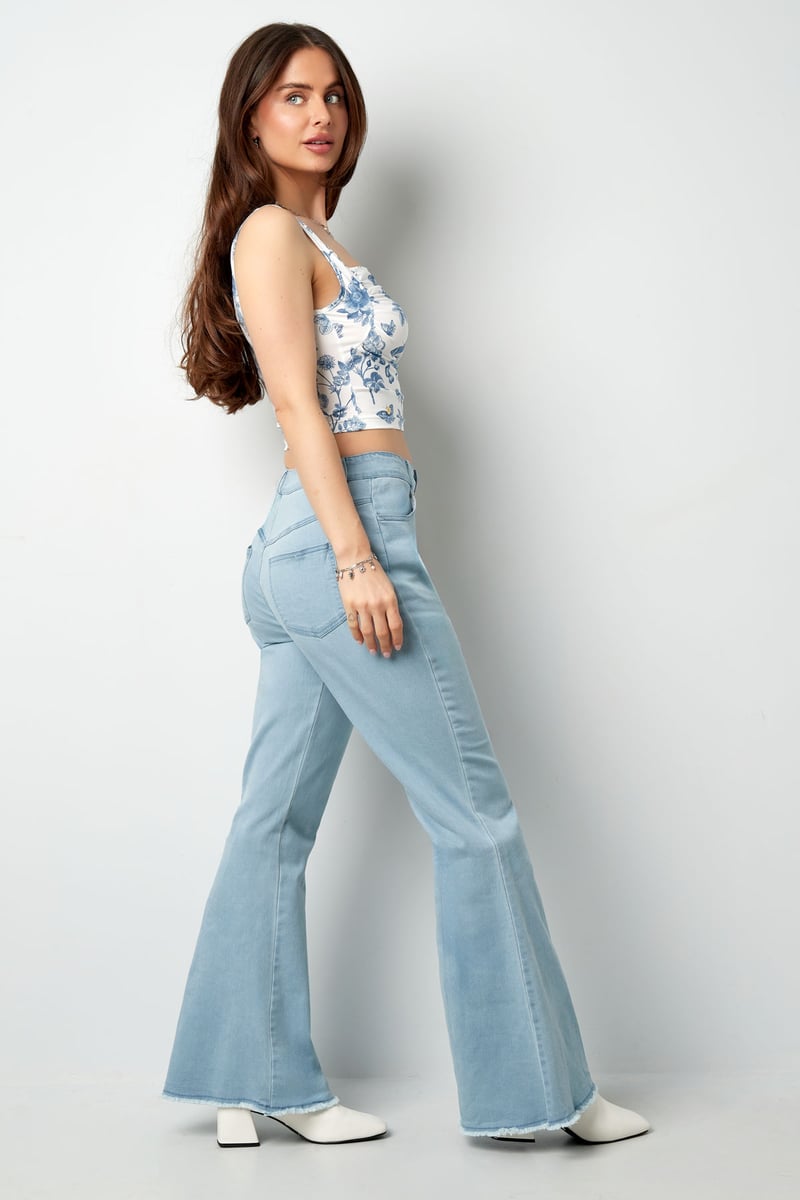 Flared jeans - blue