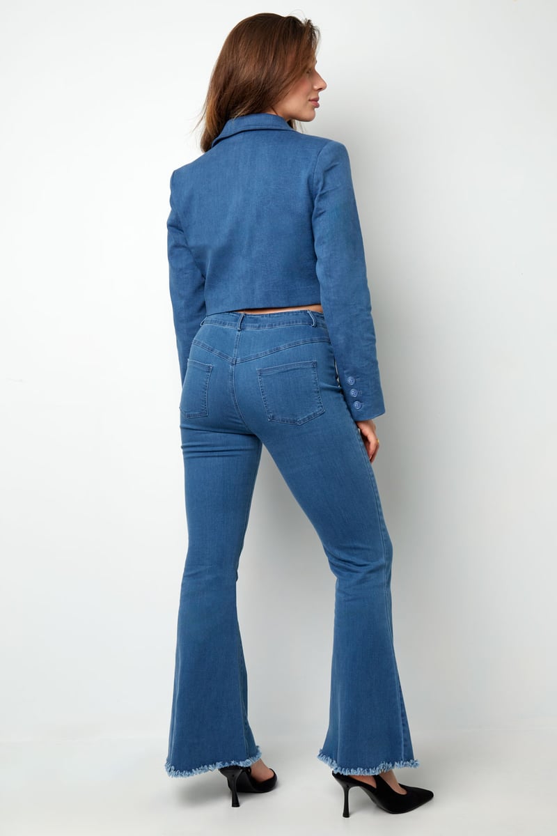 Flared jeans - blue