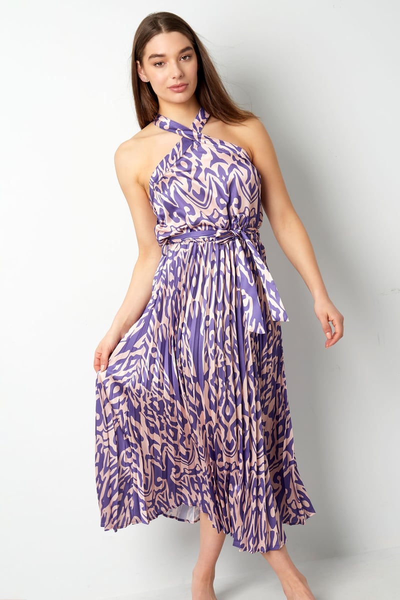 Dress tropical vibes - fuchsia