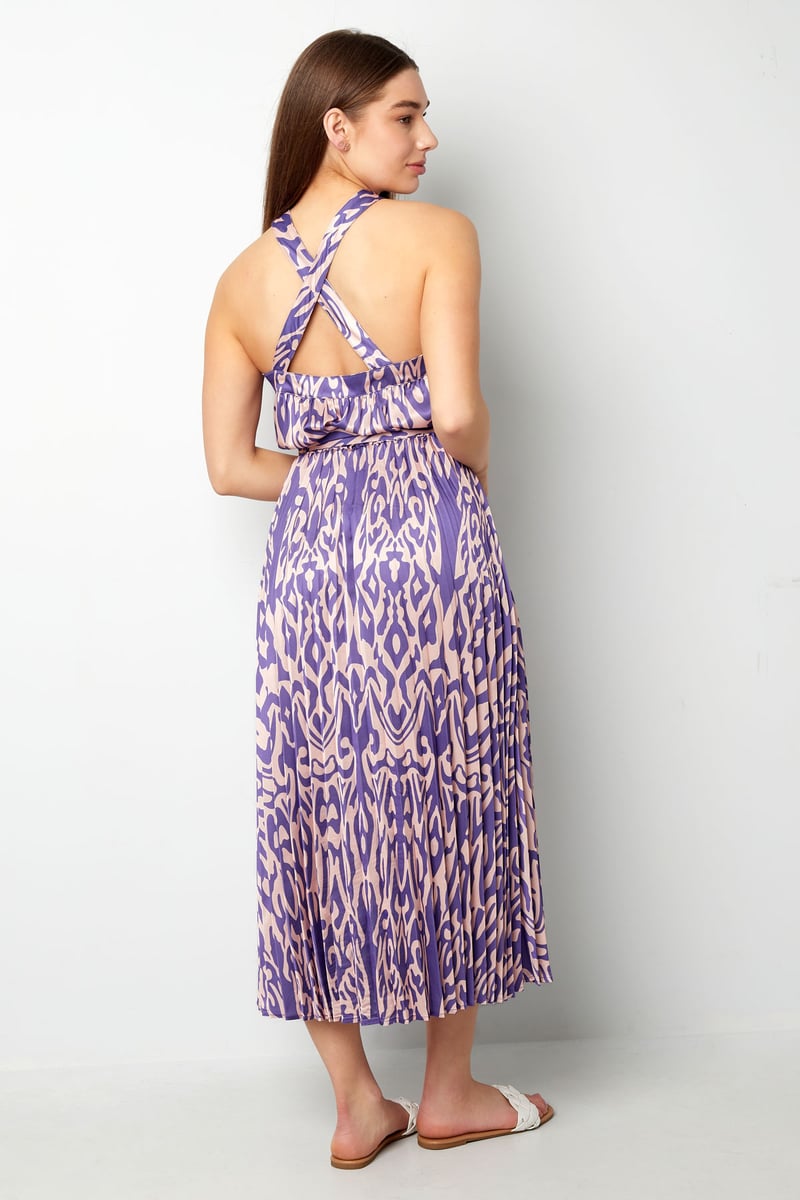 Dress tropical vibes - fuchsia