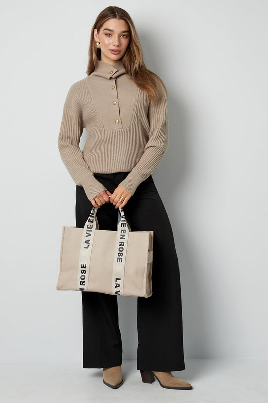 Easy Wear sweater - camel