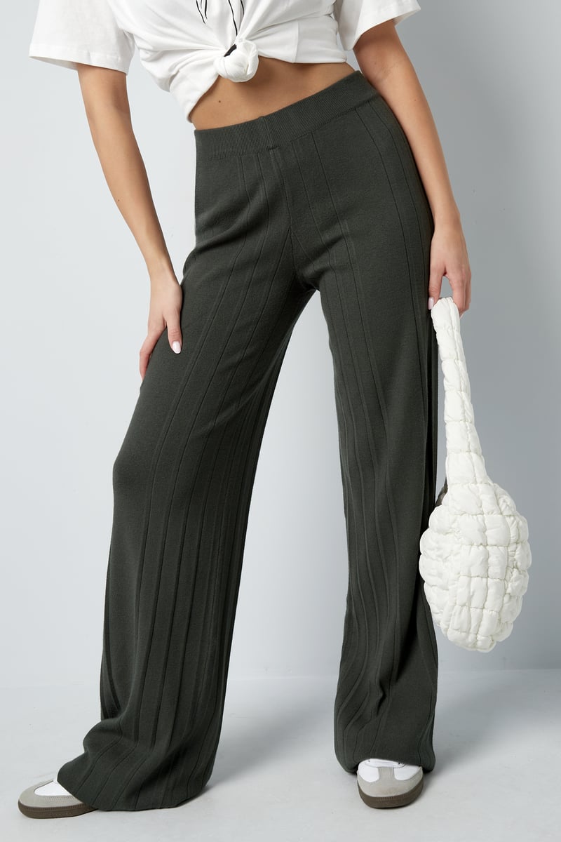 Soft Harmony pants - dark green