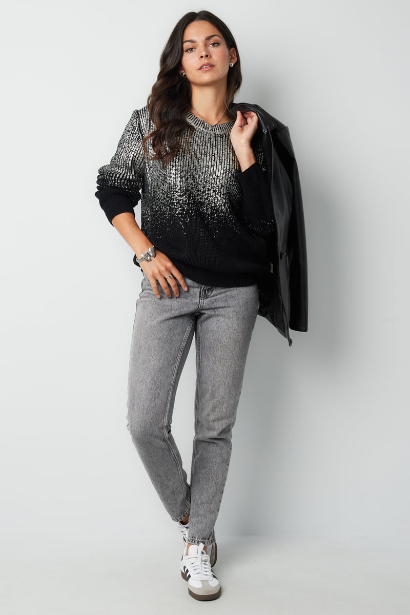 glitz and glow sweater