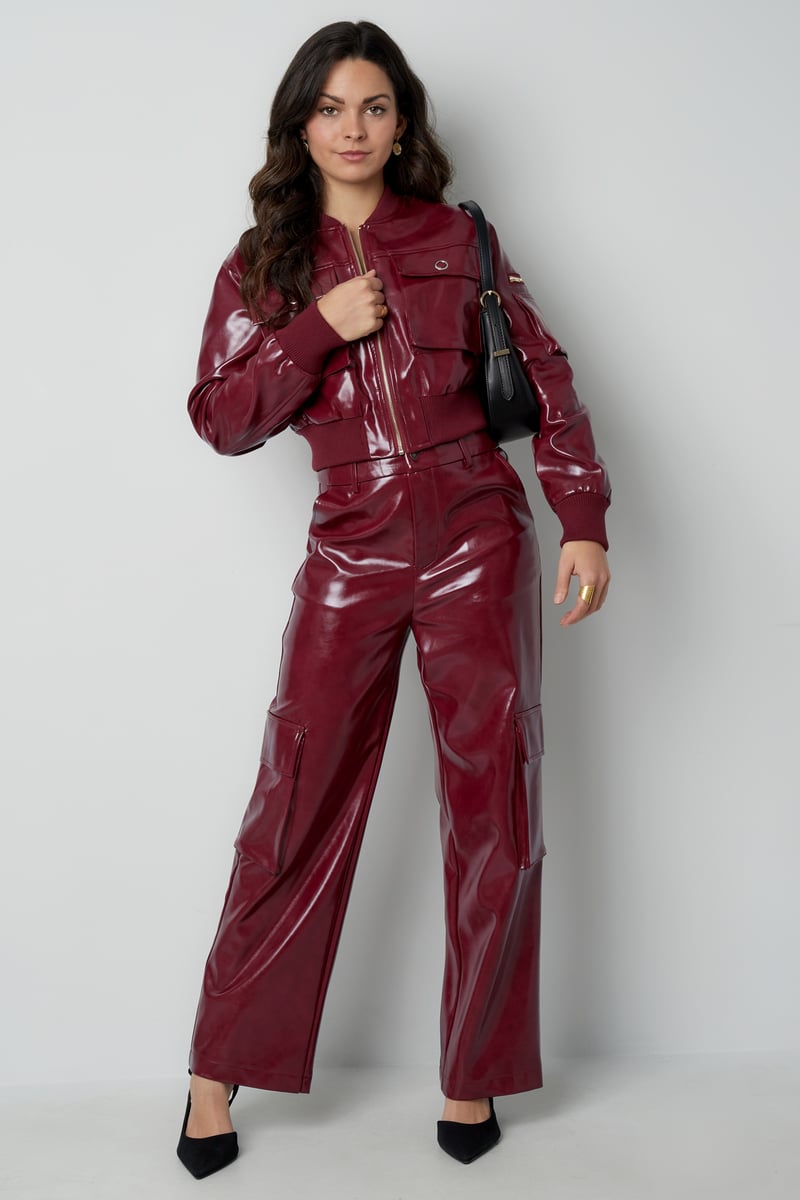 Trendy cargo pants - Black