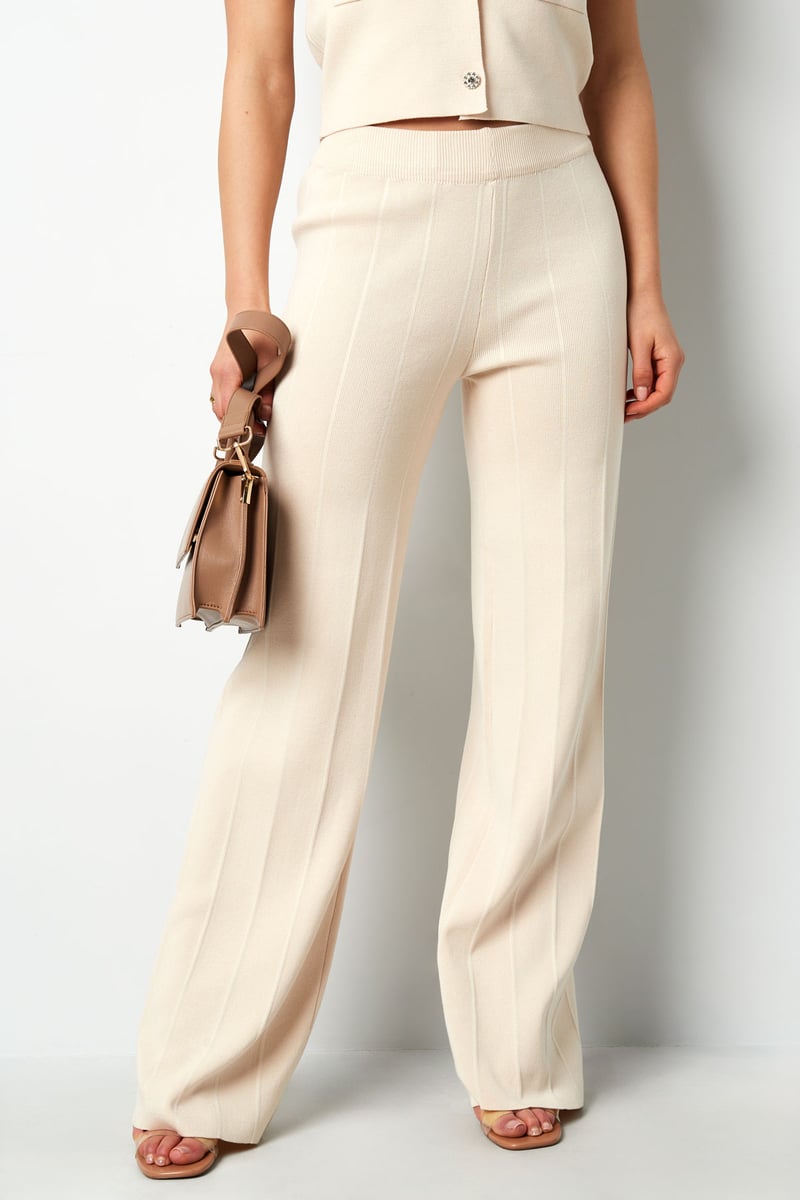 Comfy knitted pants - Black
