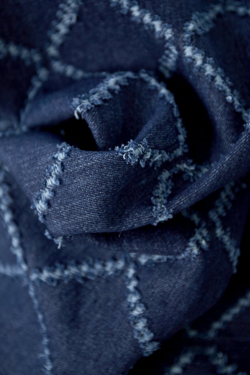 Grids of grace jeans - Light blue