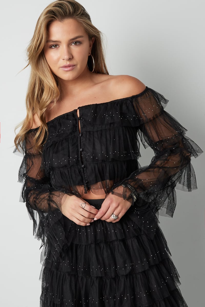 Festival The Sparkly Ruffle Top