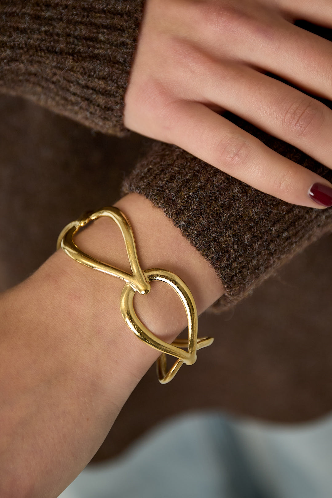Stainless Steel Irregular Shape Bangle