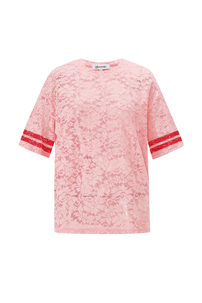 Lace American T-shirts - White