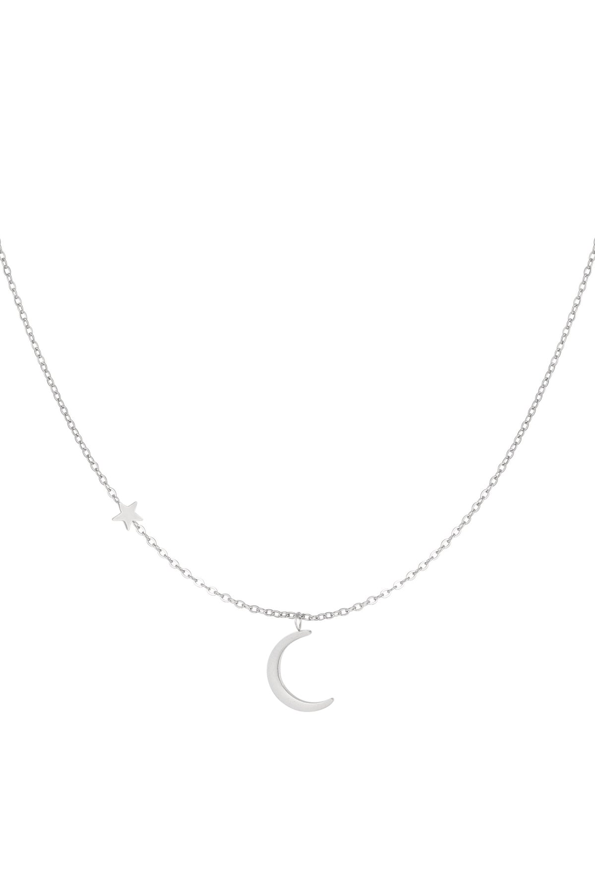 necklace moon with star