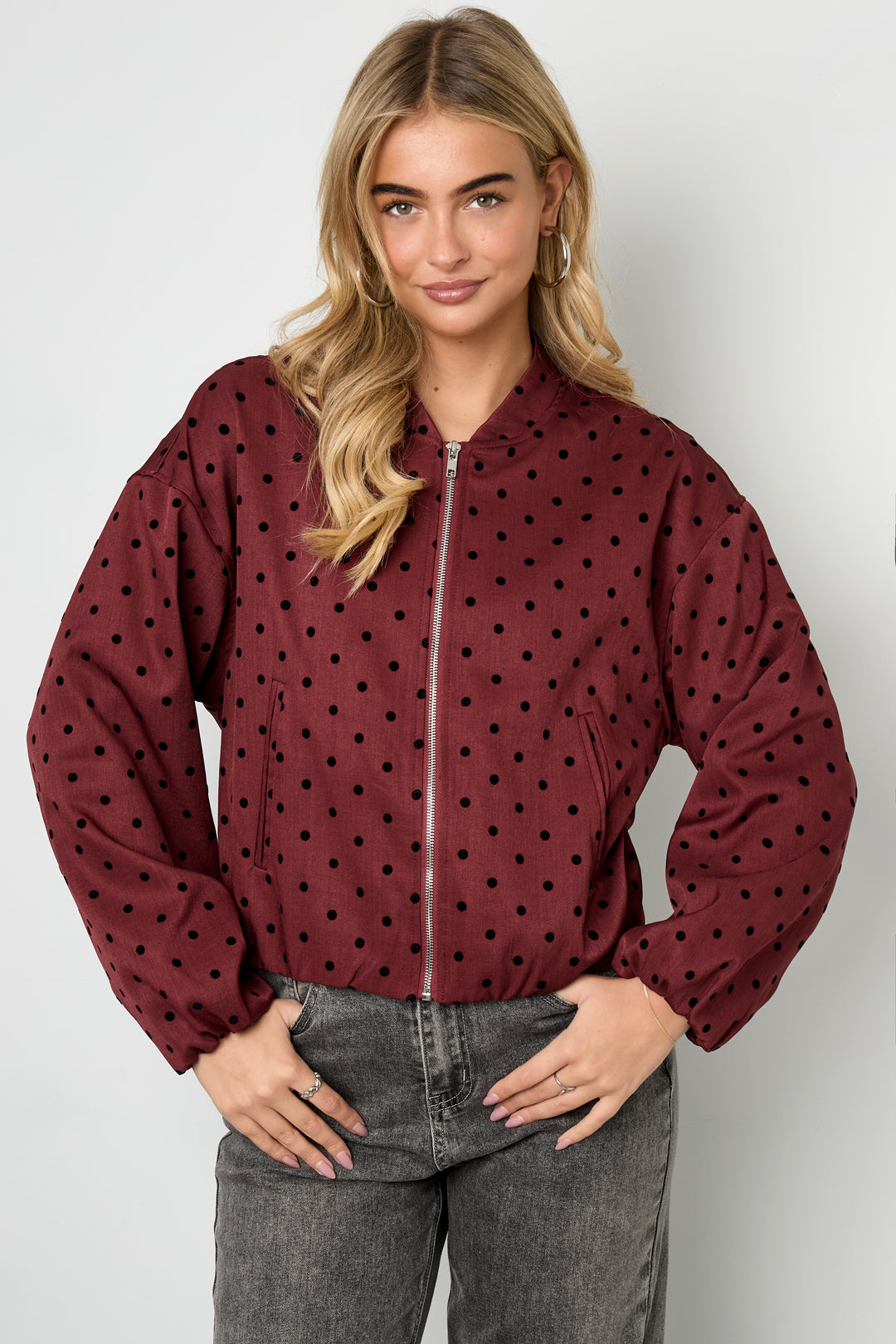 Casual Polka Dots Jacket