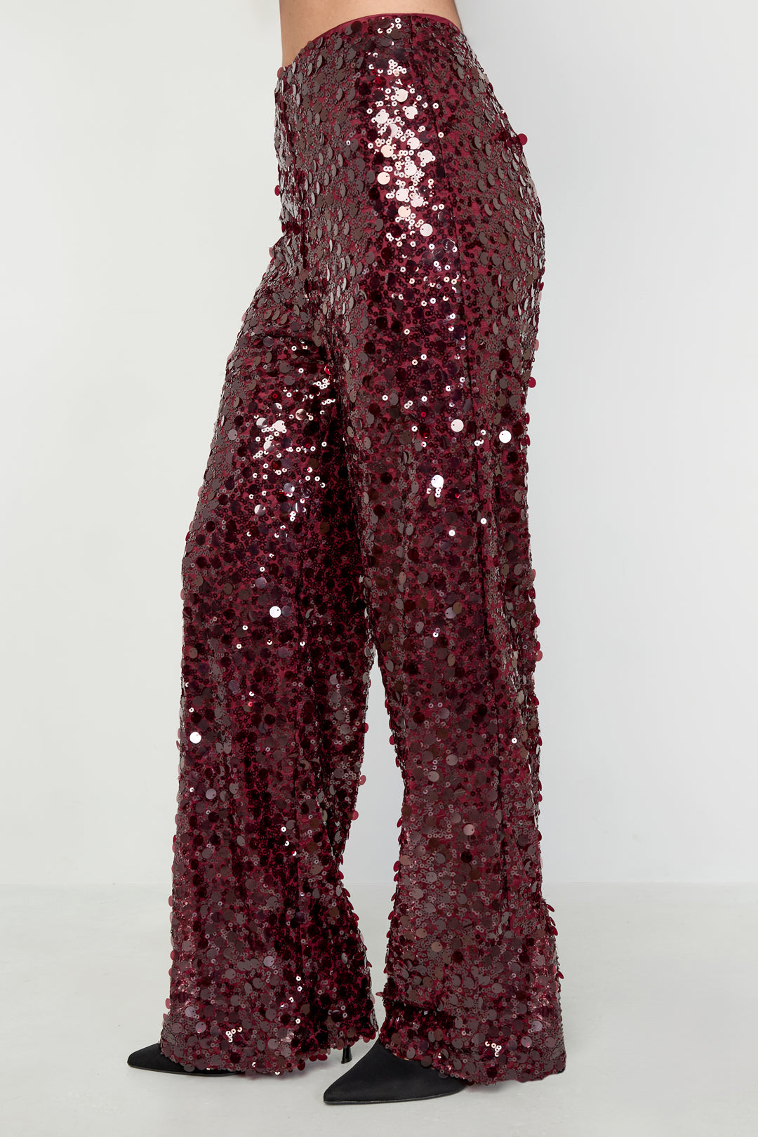 Sequins Straight Leg Pants
