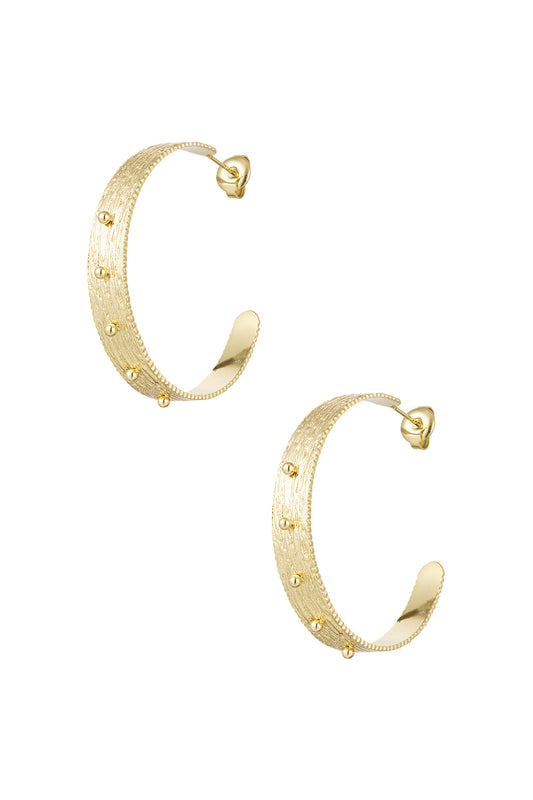 earrings moon studs