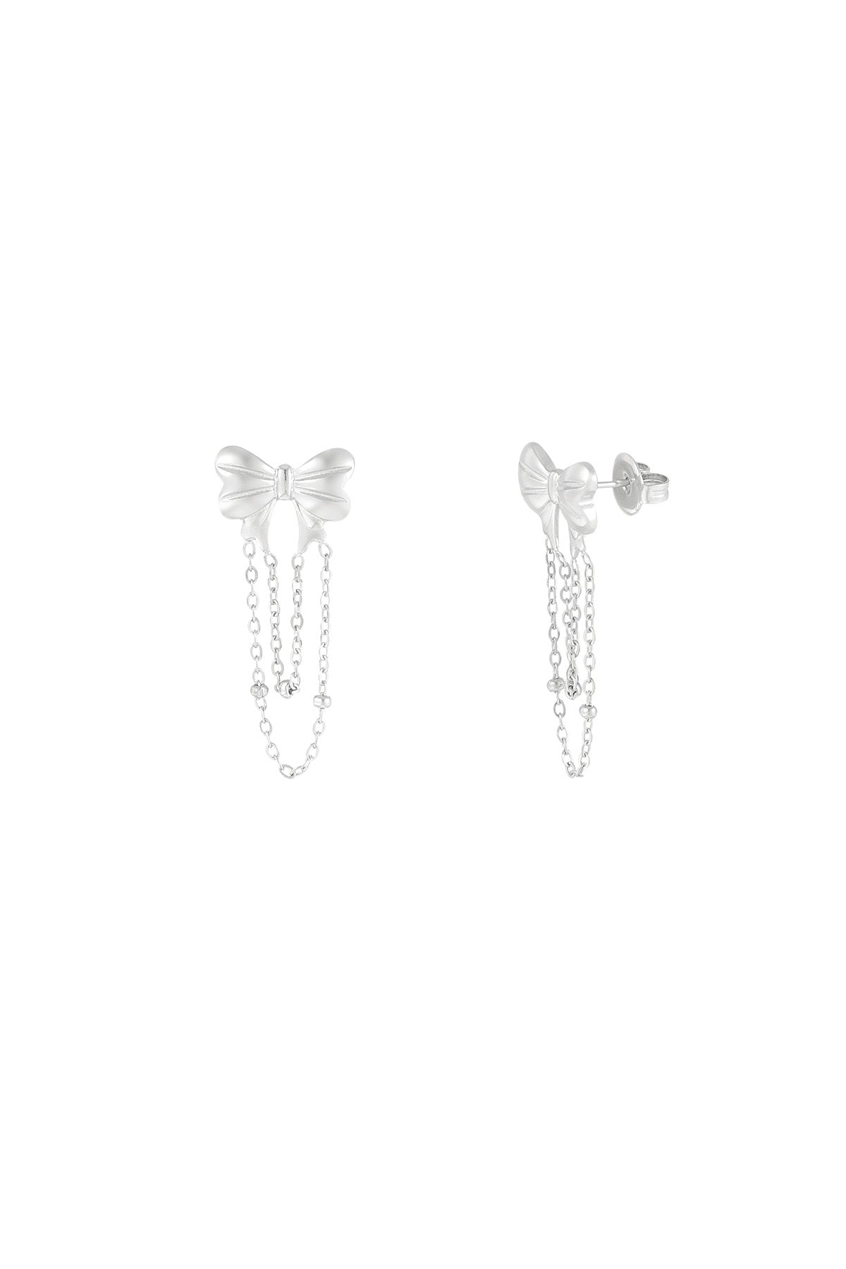 playful bow earrings