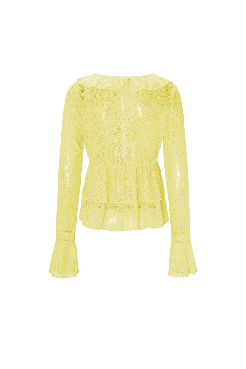 Lace Ruffle Top