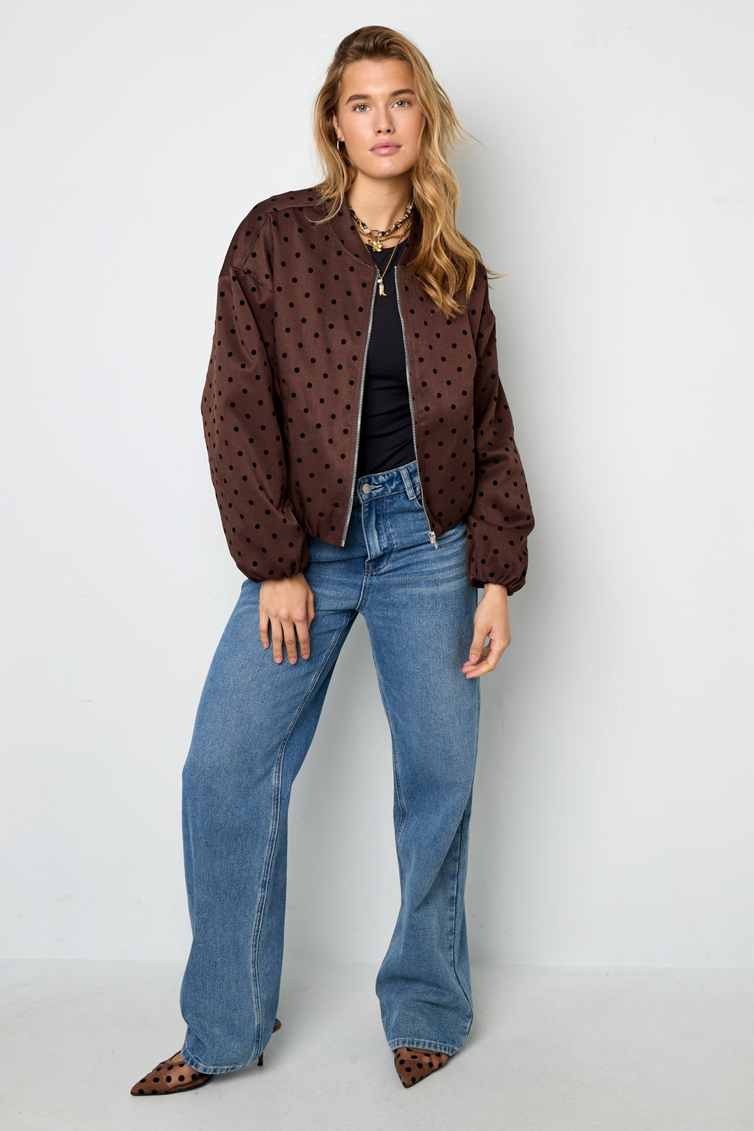 Casual Polka Dots Jacket