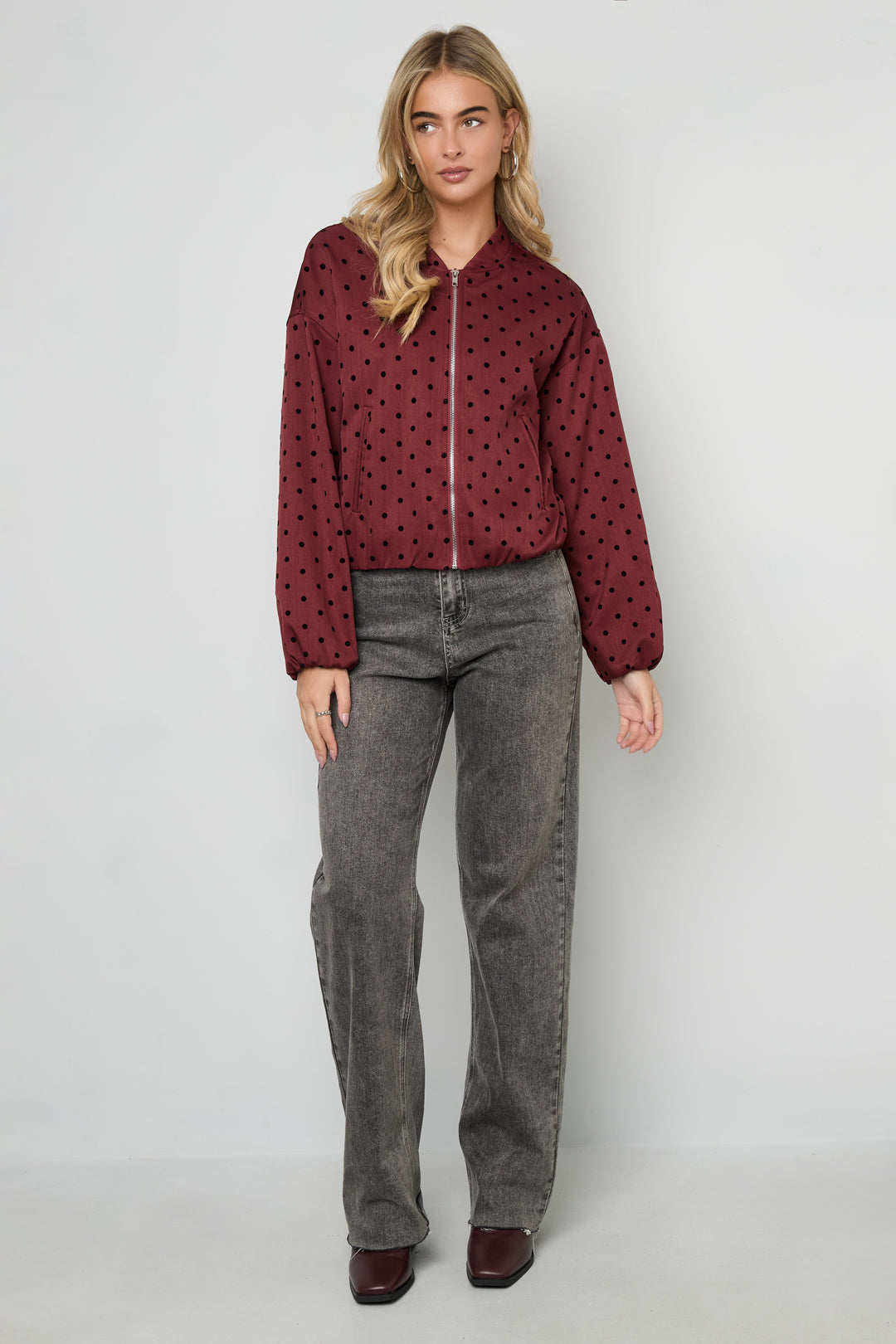 Casual Polka Dots Jacket