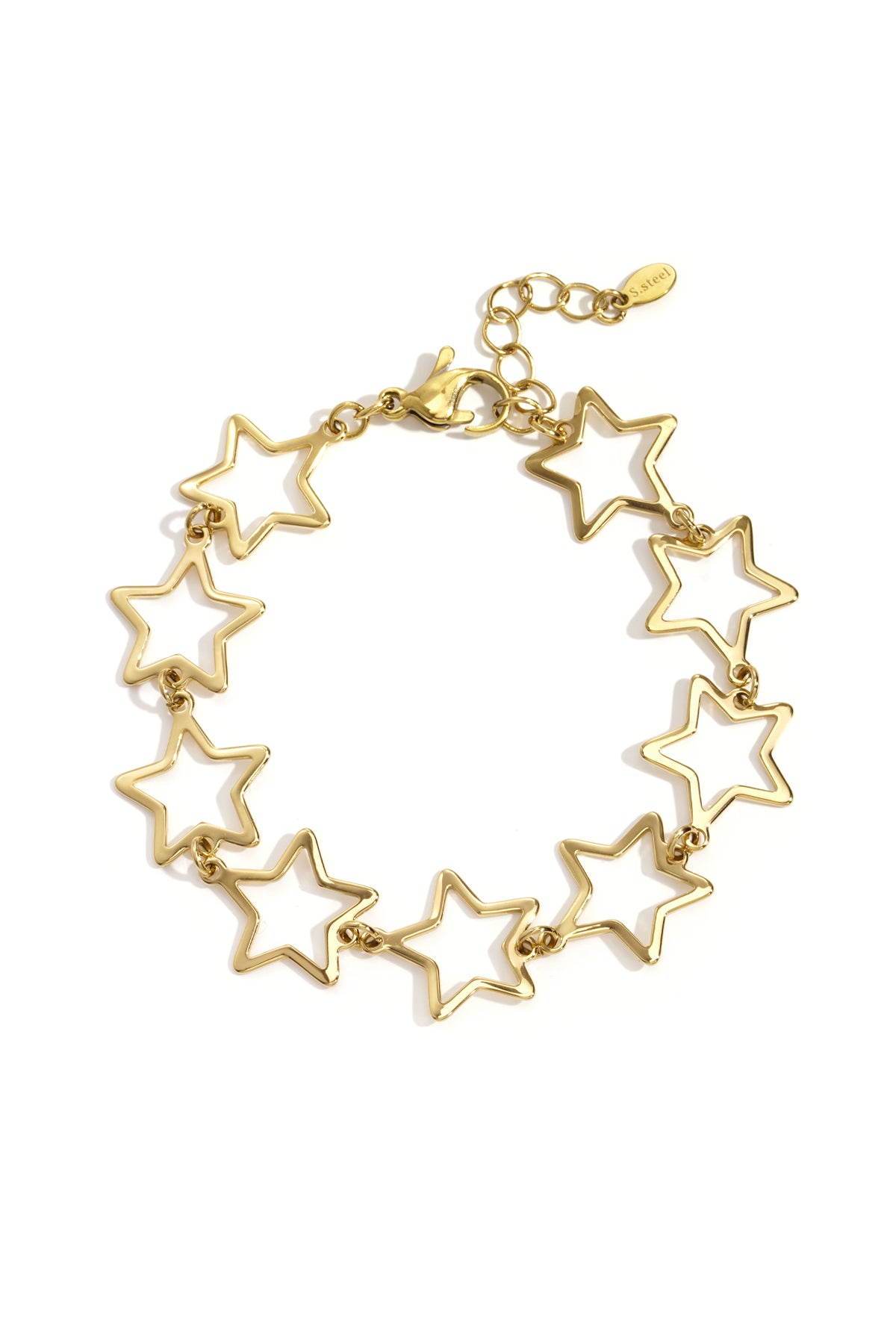 Stainless Steel Star Bracelet