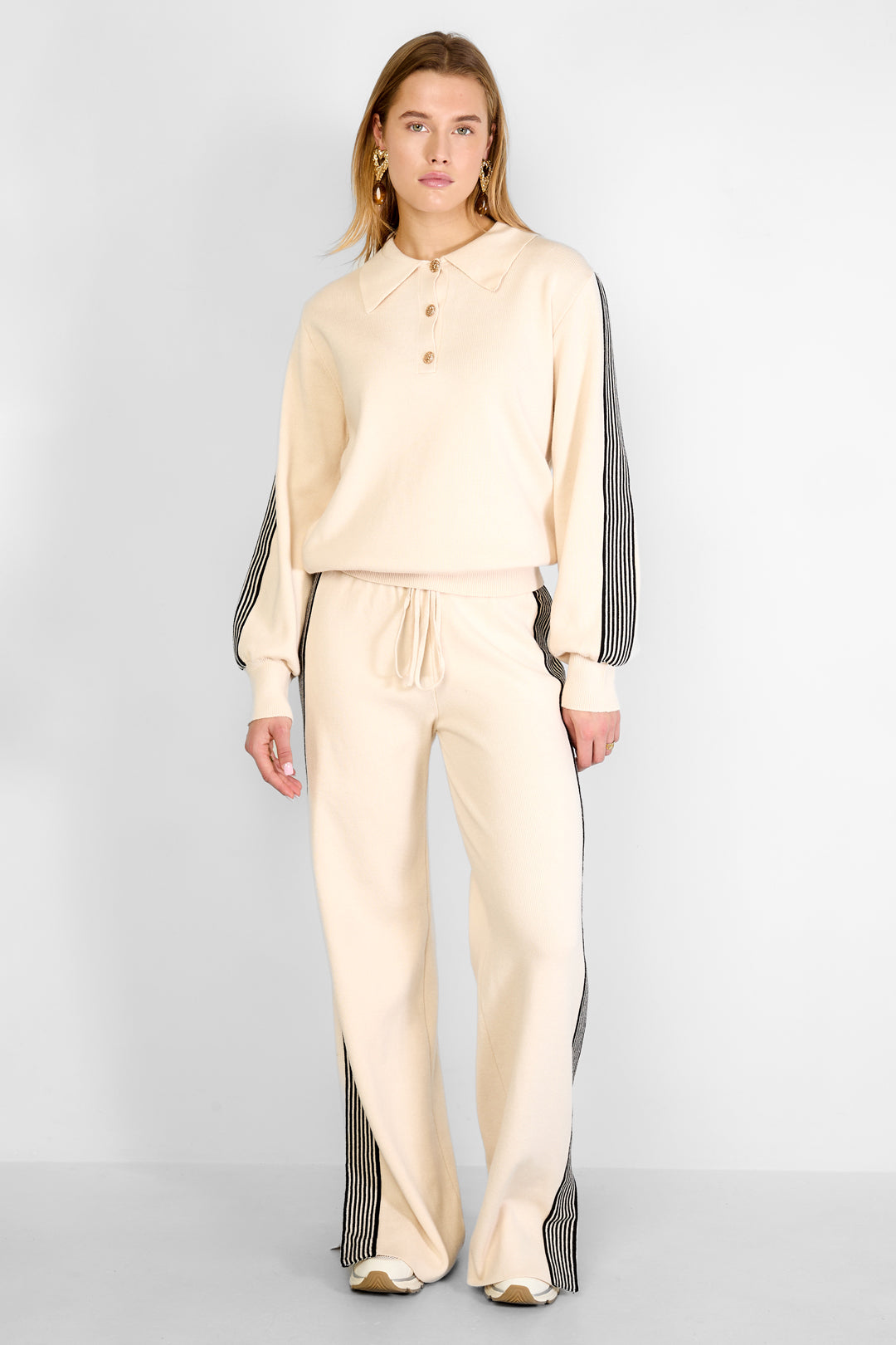 Sporty Straight Trousers
