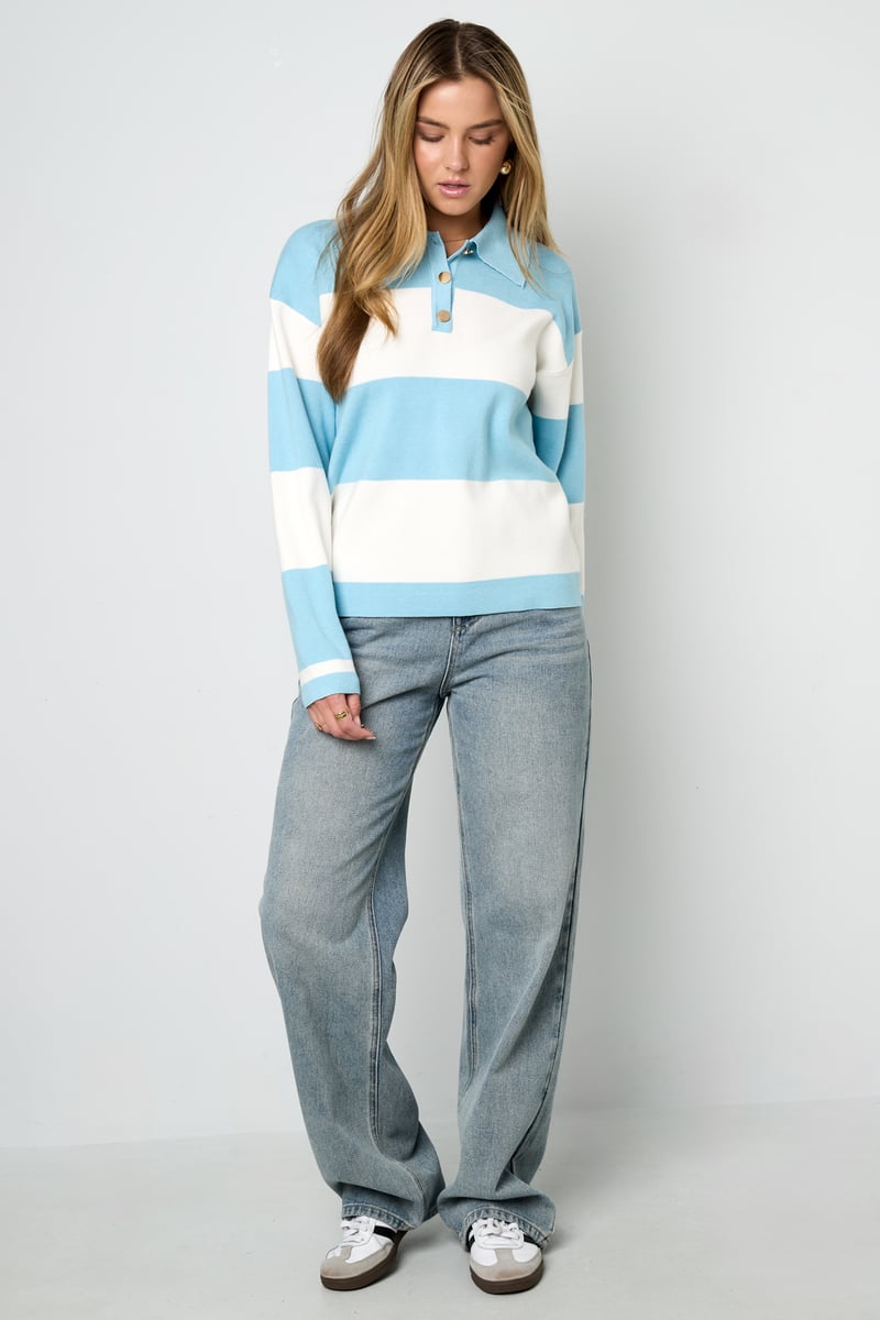 Knit sweaters Stripes Casual Fall/Winter