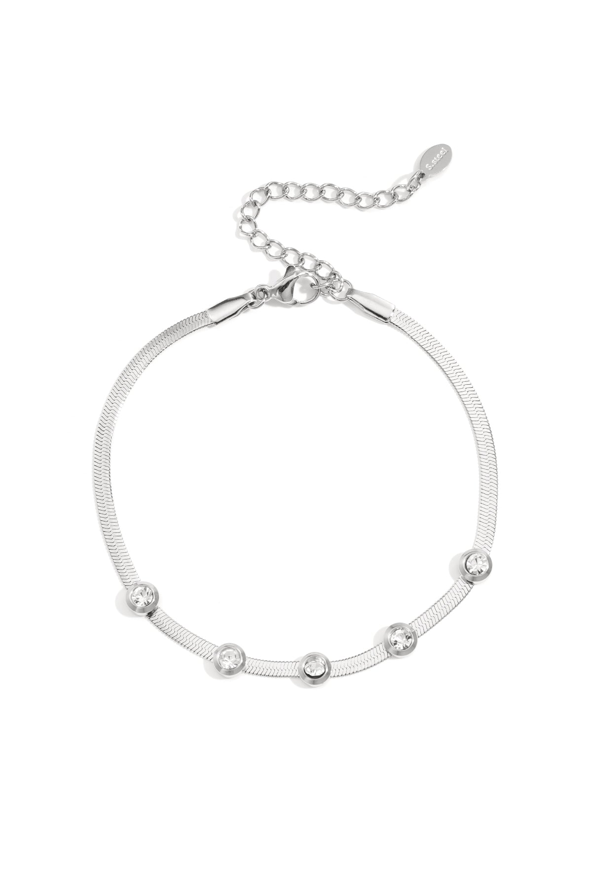 Rhinestone Chain Bracelet