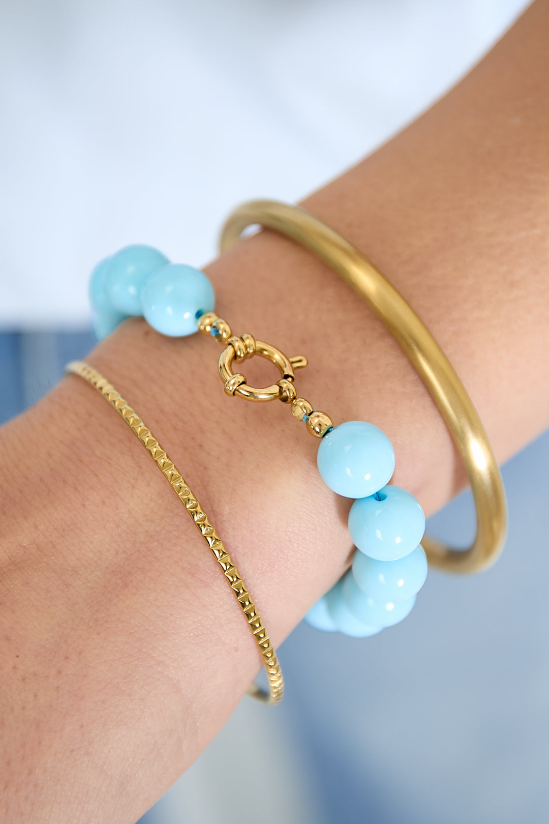 Resin Beaded Bracelet