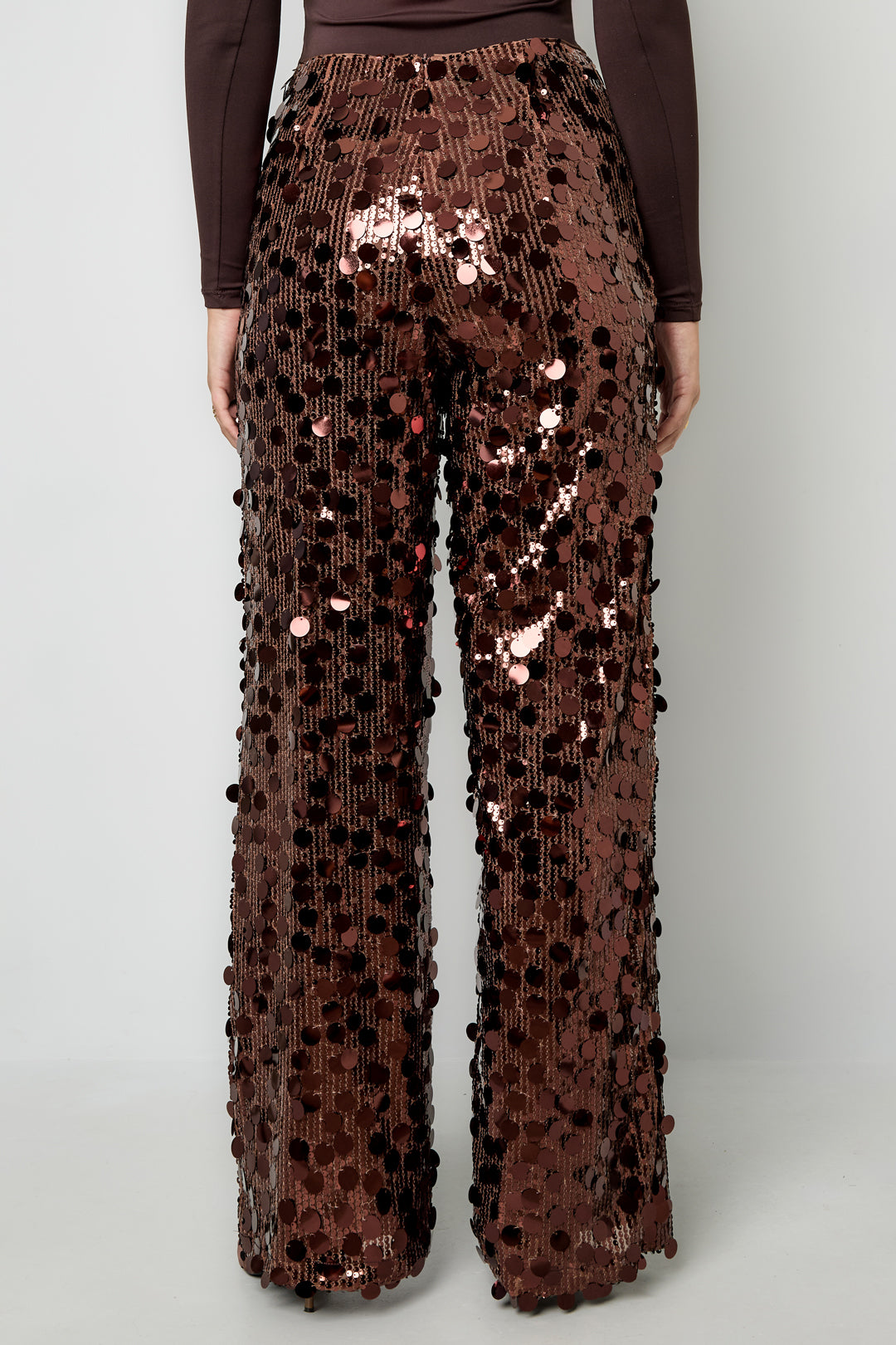 Sequins Straight Leg Pants