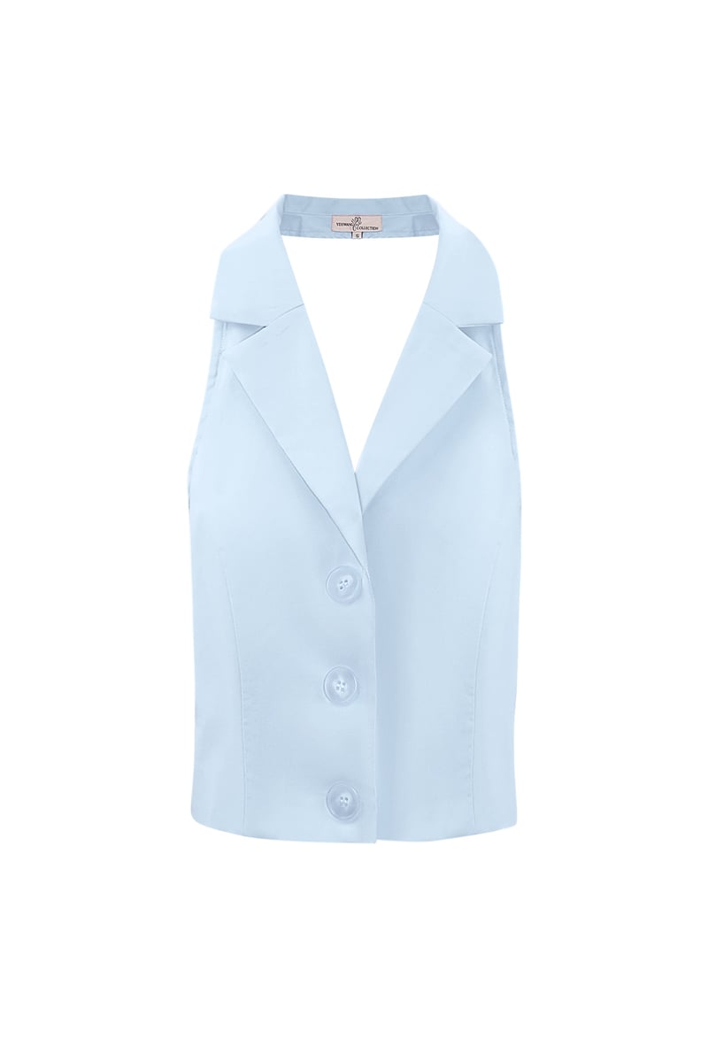 Simple pastel halter top