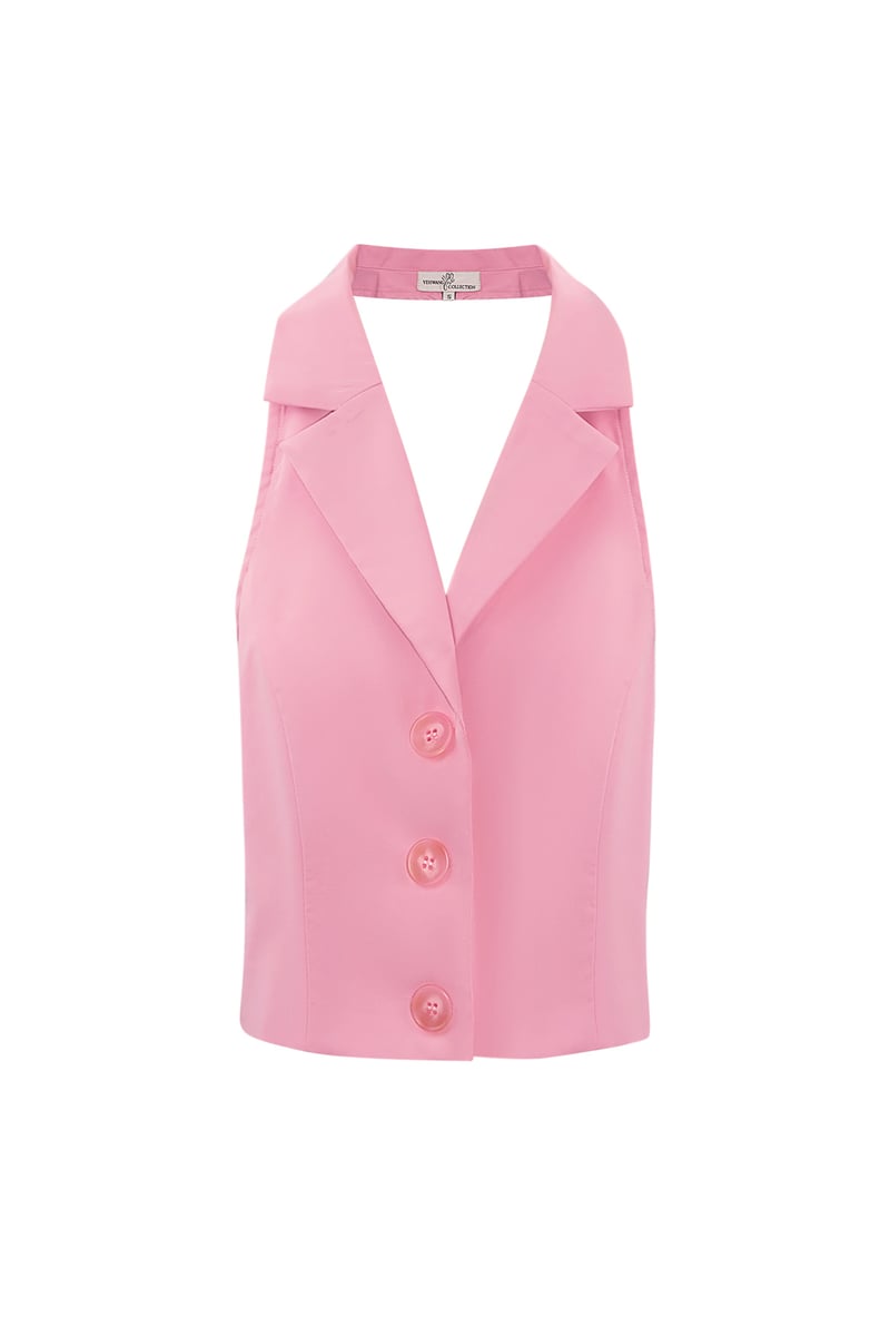 Simple pastel halter top