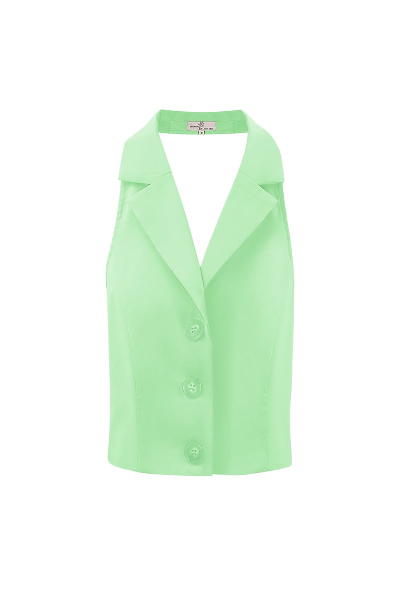 Simple pastel halter top