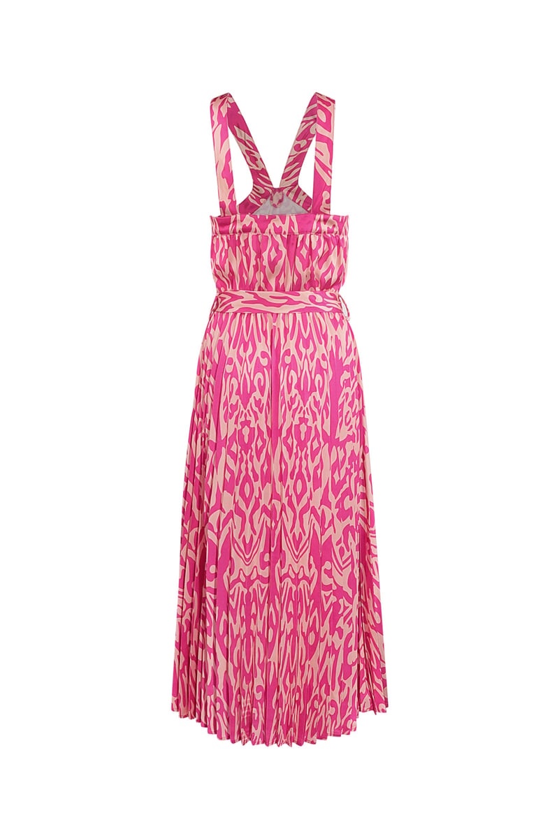 Dress tropical vibes - fuchsia