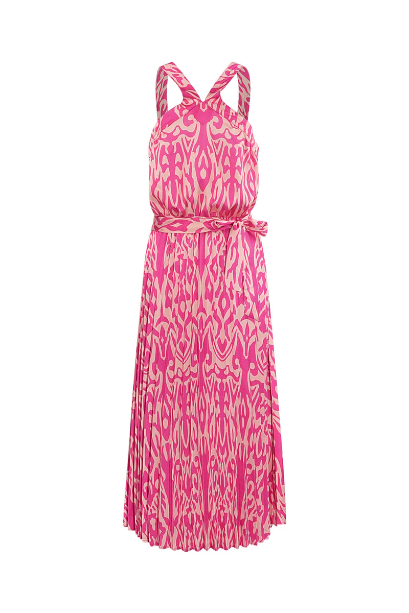 Dress tropical vibes - fuchsia