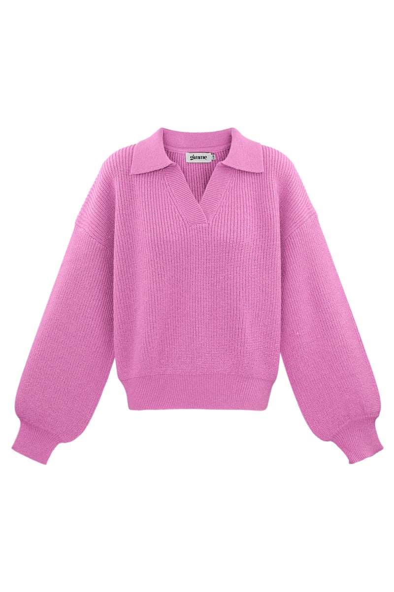 Everyday Ease sweater - fuchsia