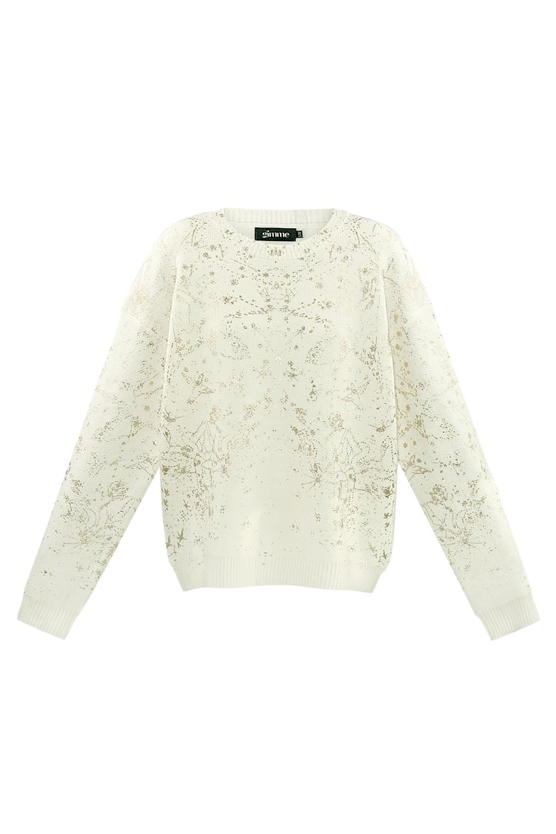 Sweater sparkle statement - black