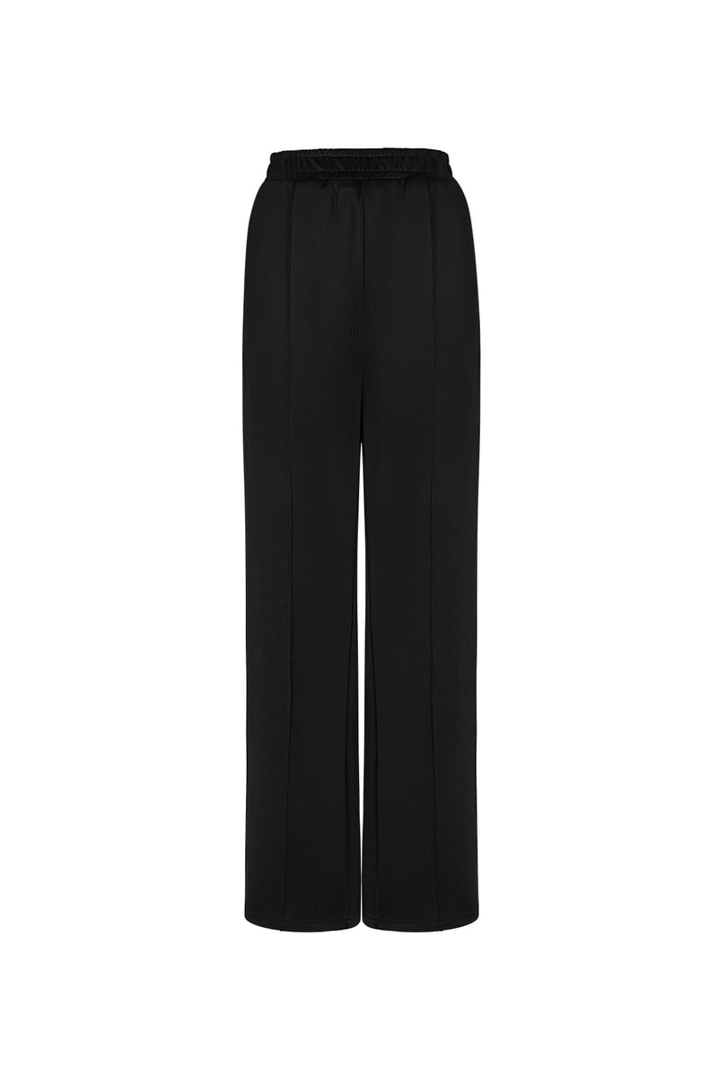 Pants with hearts on the side - red