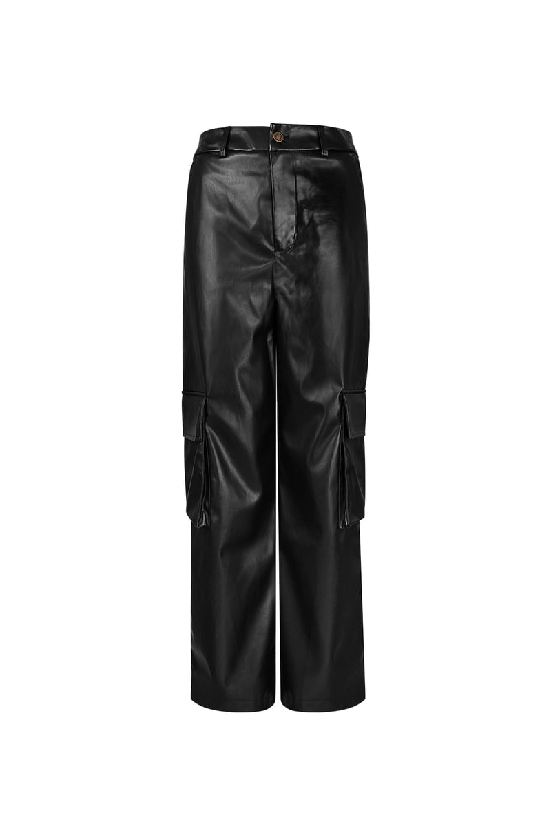 Trendy cargo pants - Black