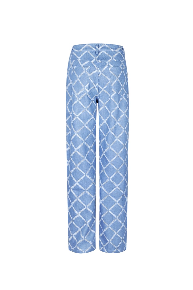 Grids of grace jeans - Light blue