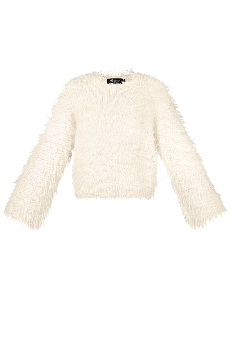 Fluffy finesse top - Burgundy