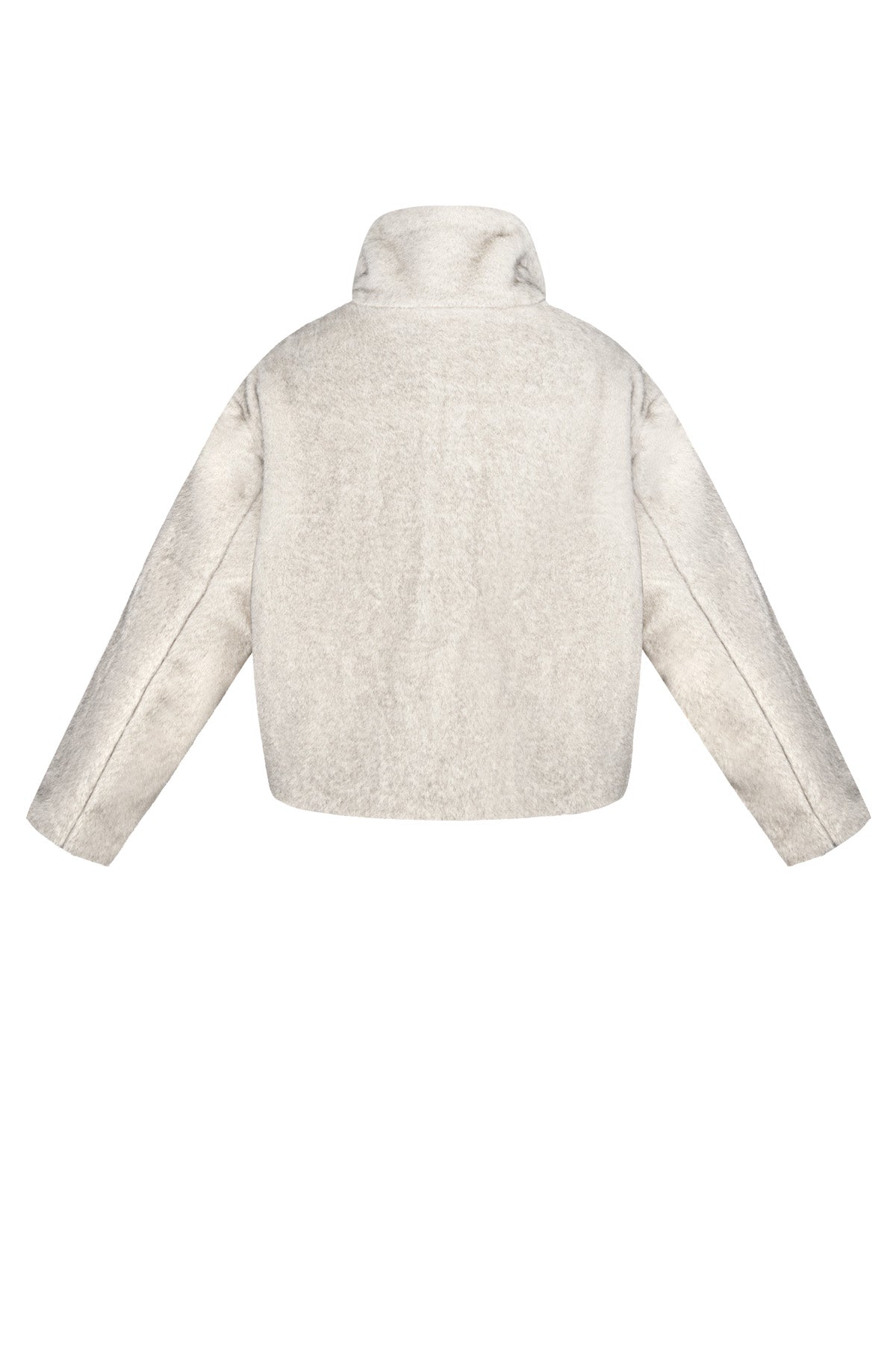 Fluffy basic coat