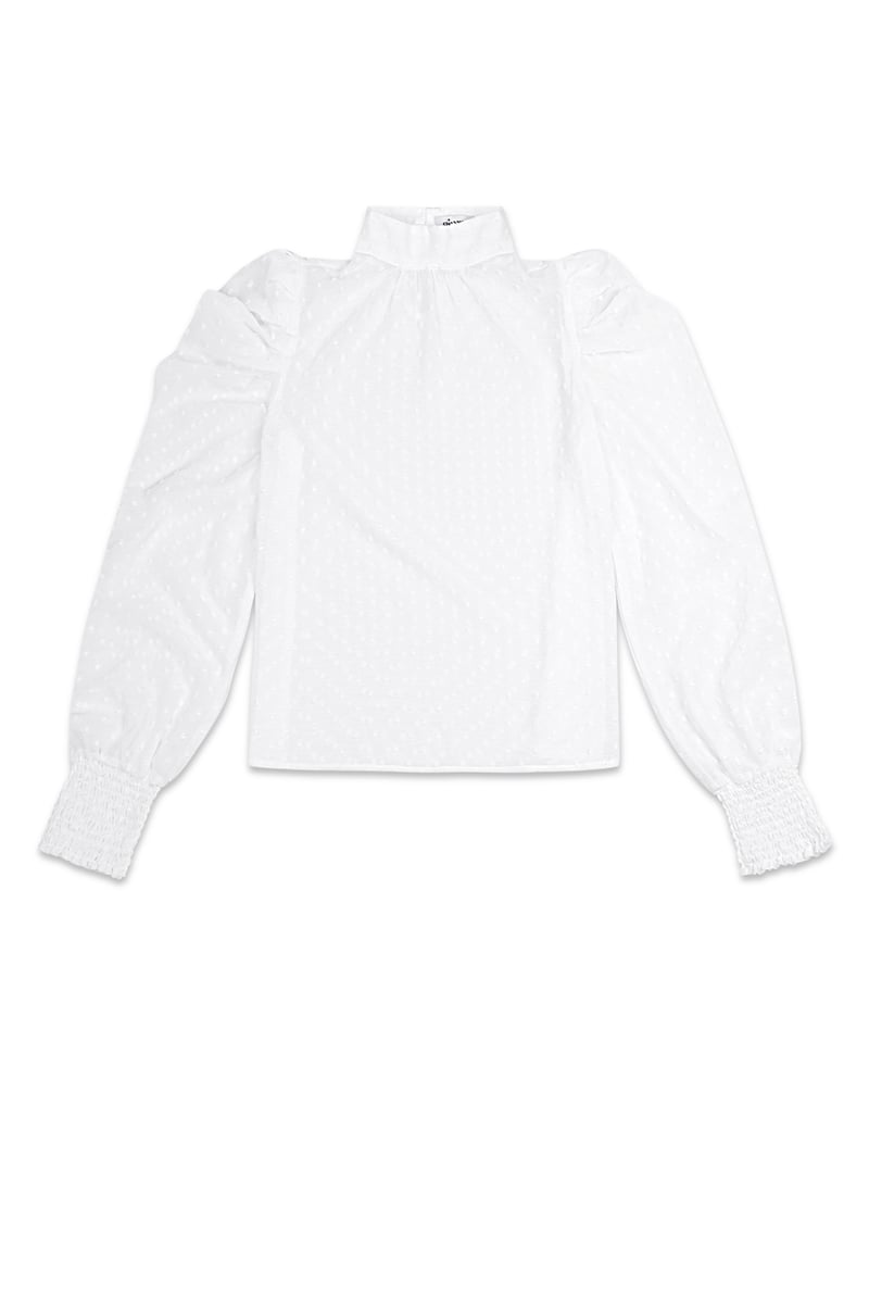 Blouse with dots