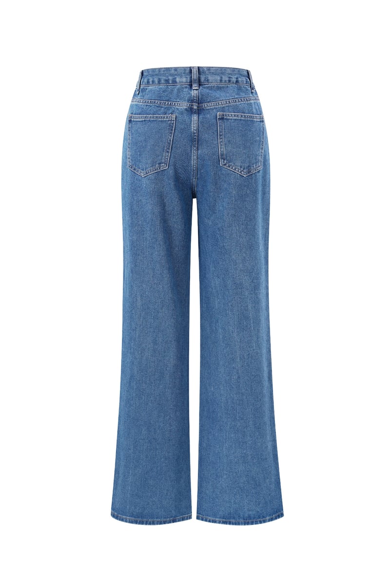 Denim jeans glitter heart