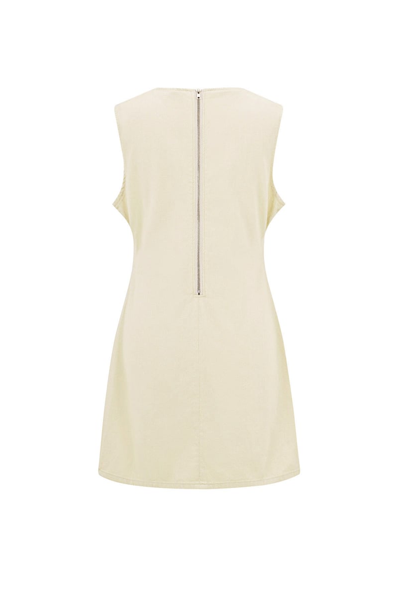 Cute Mini Dress - Off White