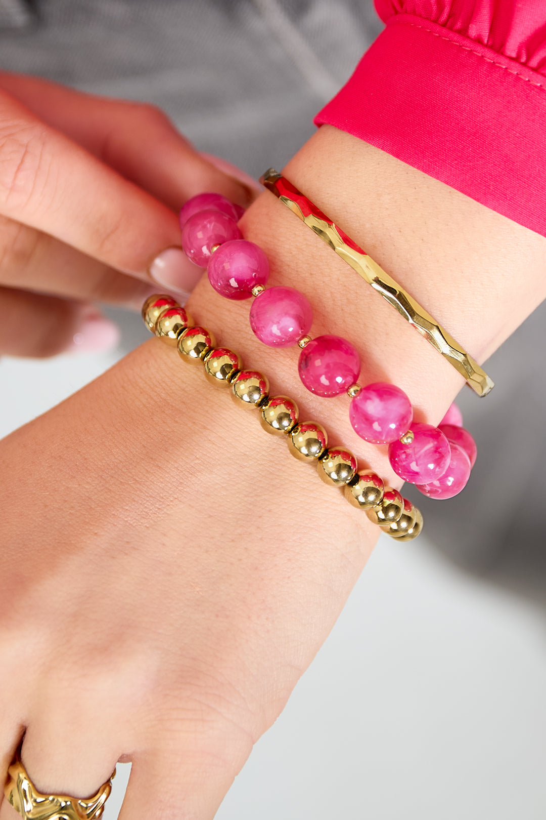 Acrylic Beaded Bracelet