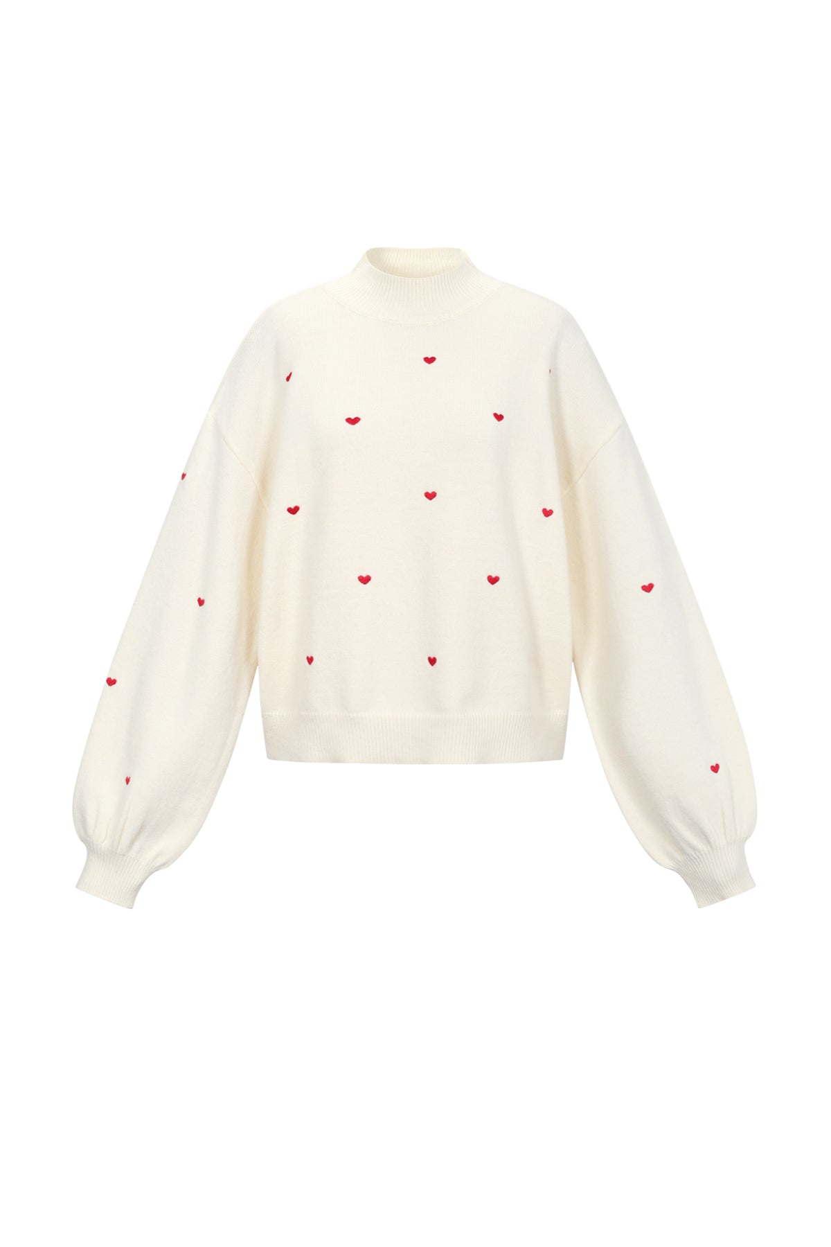 Heart Knitted Sweater
