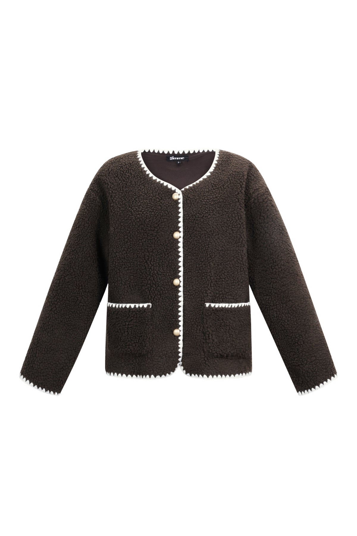 Woven Polyester Fiber Women's Jacket Casual Fall/Winter Color Clash