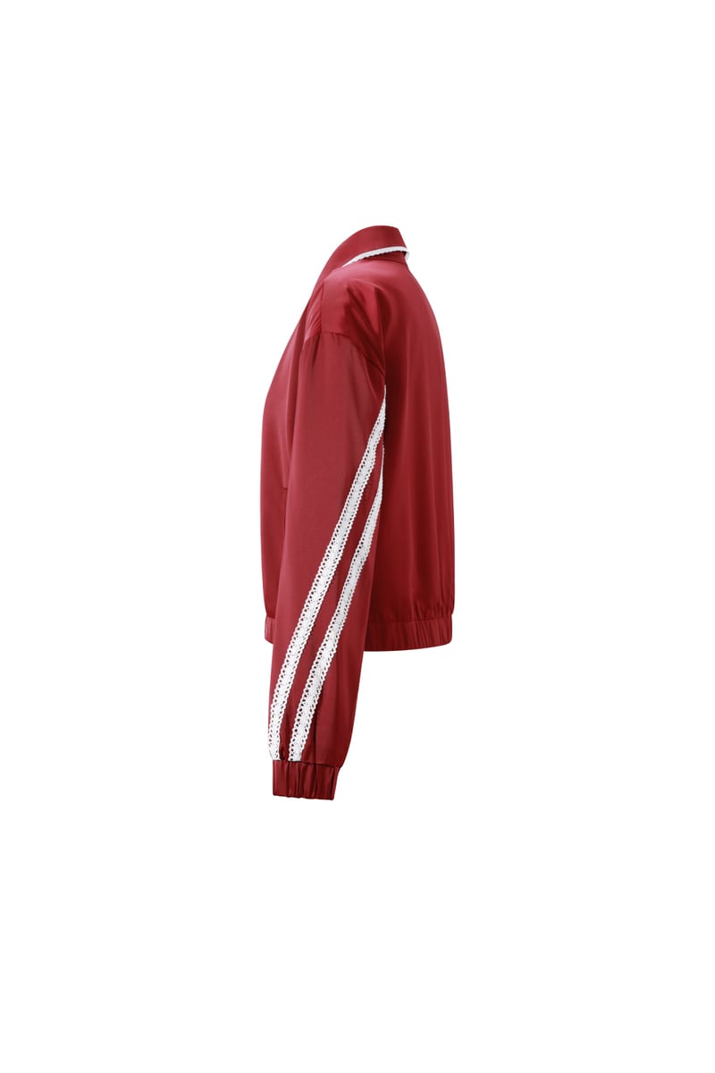 Satin Look Sporty Jacket
